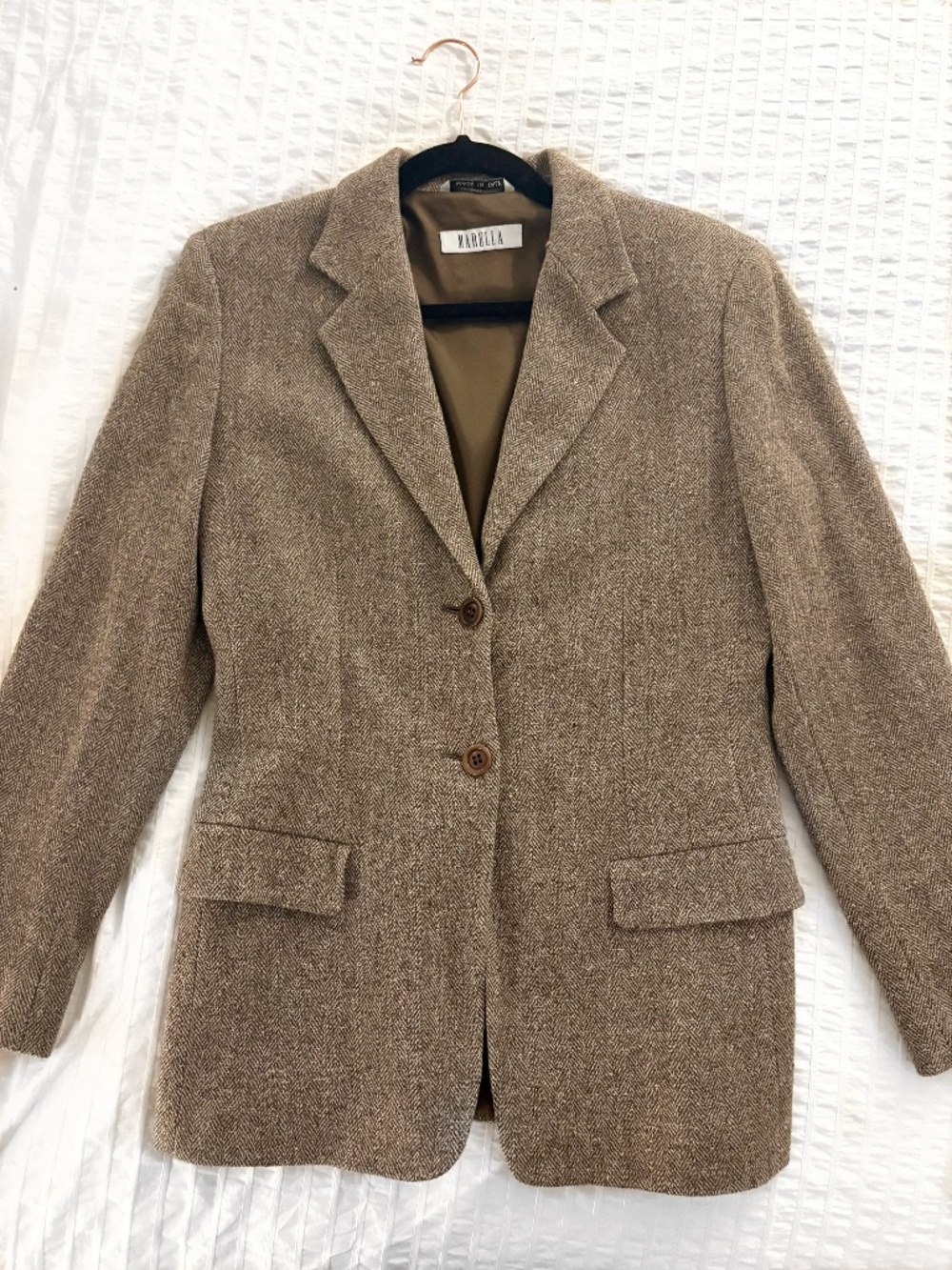 Vintage Marella Herringbone Blazer